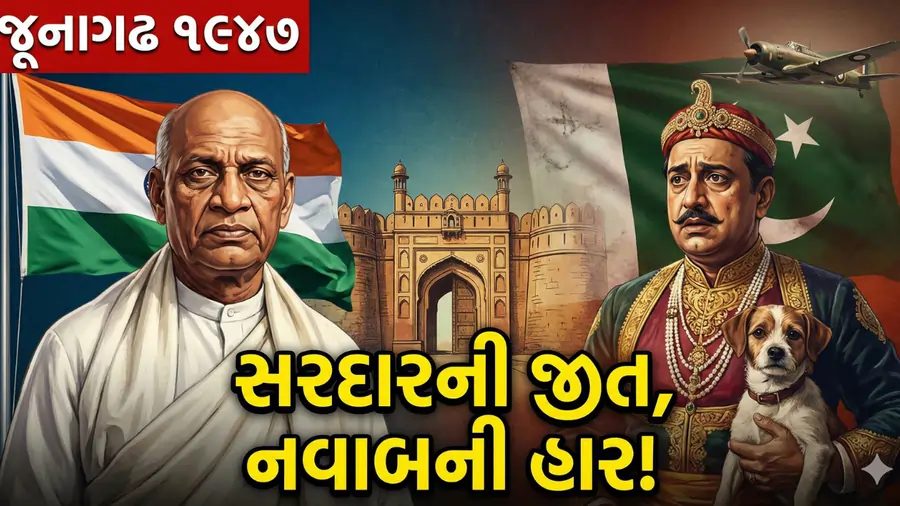 જૂનાગઢ ભારત સાથે કેવી રીતે જોડાયું