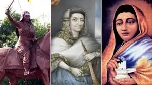 ગુજરાતની વીરાંગનાઓ: રાણી રૂડાદેવી, મીનળદેવી અને અન્ય ઐતિહાસિક સ્ત્રી શાસકો.