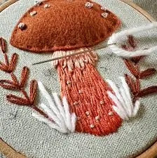 મશરૂ આર્ટ: રેશમ અને સુતરાઉ દોરાનું મિશ્રણ.